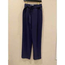 Carlisle New York Trouser Dress Pants Navy Blue Size 8