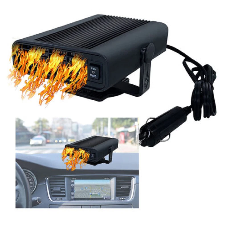 Portable Electric Car Heater 12V 1200W Heating Fan Defogger Defroster  Demister | eBay