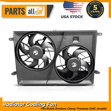 Radiator Cooling Fan Assembly Fits Buick Enclave Chevy Traverse GMC Acadia
