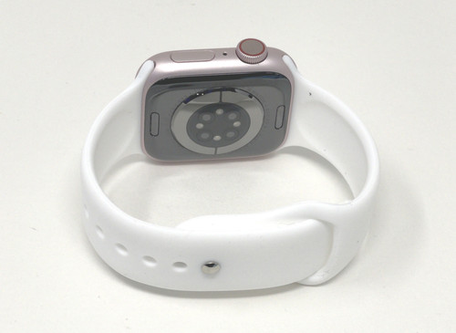 Apple Watch Series 9 41mm Różowe aluminium z białym paskiem sportowym Komórka Bardzo dobry - Zdjęcie 3 z 5
