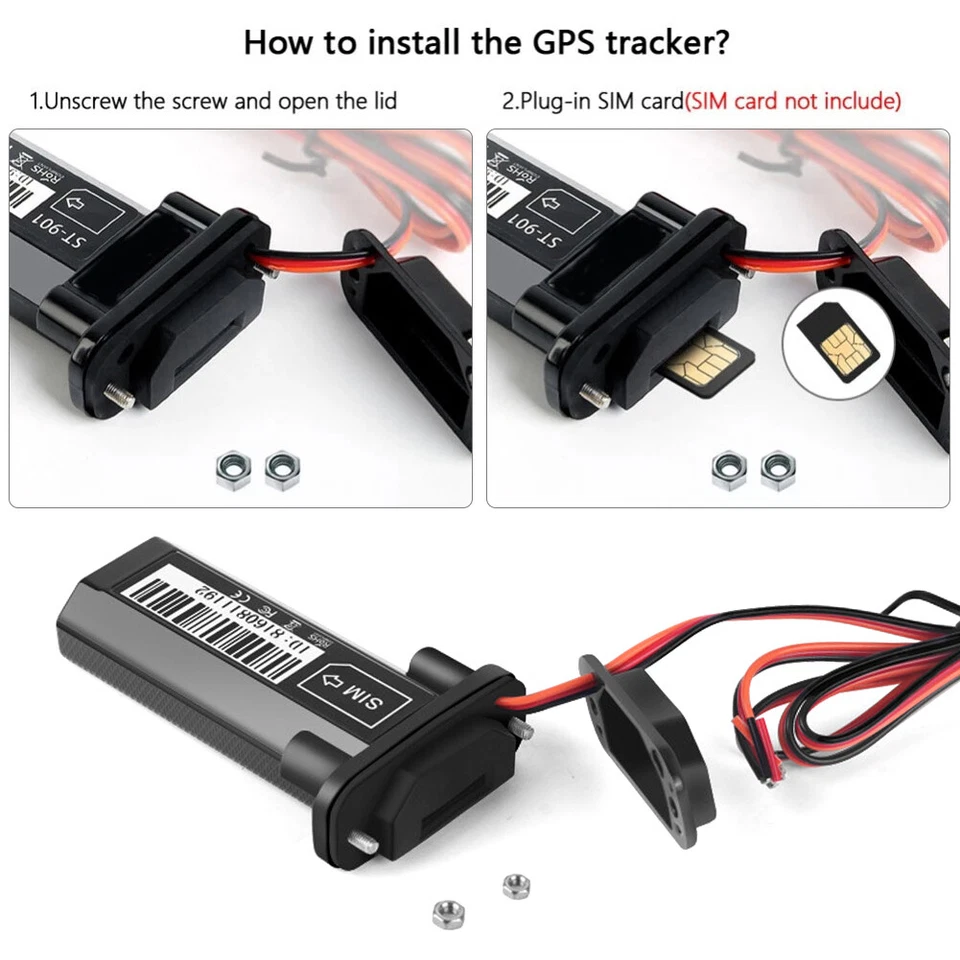 Car Vehicle Motorcycle GSM GPS Tracker Locator Global Real Time Tracking Device - image 4 of 4