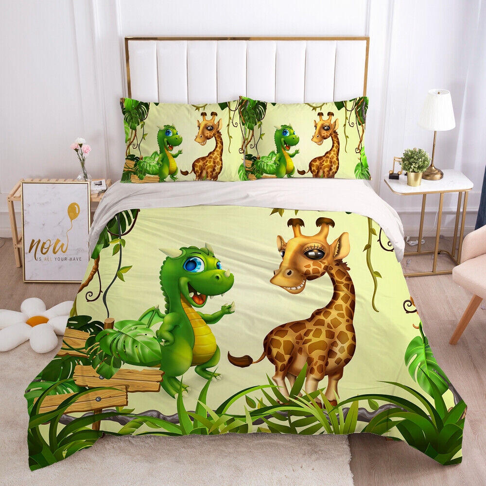 3D Green Dragon KER016 Bed Pillowcases Quilt Duvet Cover Double Bea Super opłacalna, wysoka jakość