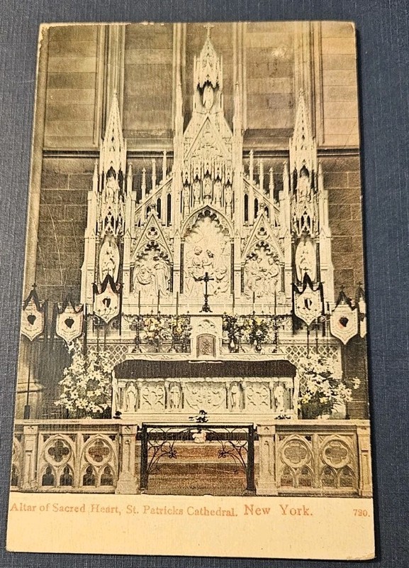 St.Patricks Cathederal(1905-on) Postcard- To BELGIUM,+ Freebie Card Thrown In 