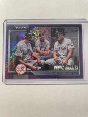 Topps 2026 Series One Bronx Buddies #302 Serial Numbered Yankees /250