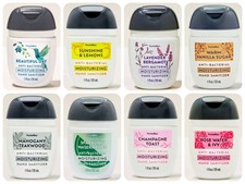 New Set of 5 Bath  Body Works Moisturizing Pocket Bac Hand Gels Many Scents1