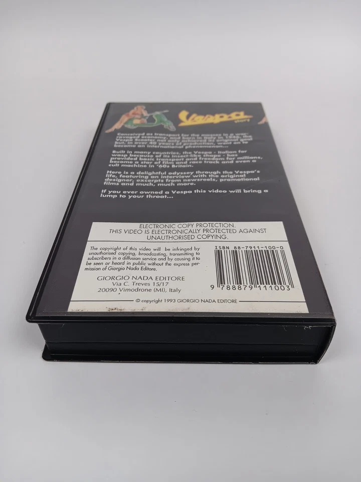The Vespa Scooter Story VHS Tape Vintage Transportation Story - Image 3 of 4