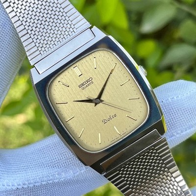 Vintage Seiko Dolce Tungsten NSAG Sapphire Crystal Japan Quartz