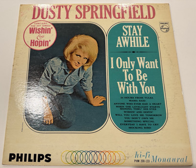 Dusty Springfield Stay Awhile I Only Want To Be With You Vinyl LP VG+/VG 1st U.S