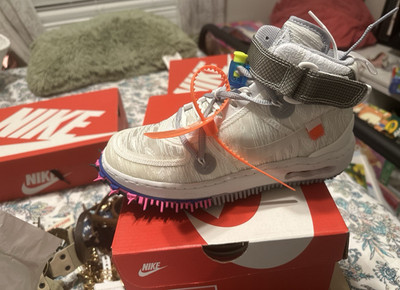 Nike Air Force 1 Mid SP x Off-White White/Clear White 2022 DO6290-100