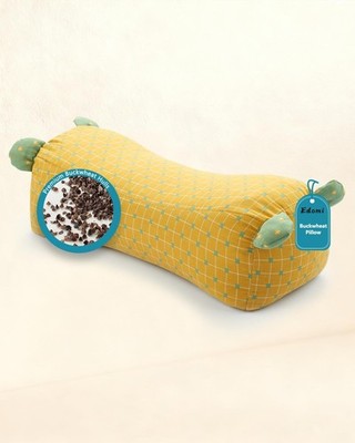 Buckwheat Neck Roll Pillow - Adjustable Cervical Bolster for Neck Pain ,16.5''...