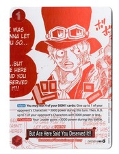 One Piece EN OP13-019 But Ace Said You Deserved It!! R LP-NM