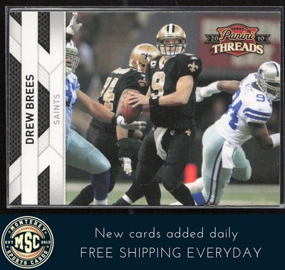 Drew Brees 2010 Panini Threads #91 New Orleans Saints