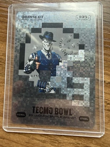2026 Bo Jackson Battle Arena Tecmo Bowl Coinslot Helmet Icon Battlefoil Steel