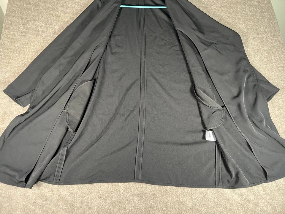 Alfani Polyester Duster Cardigan Open Front Womens Size S Sleeve Black - Image 2 of 4