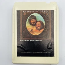 Waylon Jennings & Willie Nelson - Restored 8 Track Tape - New Pad and Splice