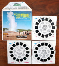VIEW-MASTER YELLOWSTONE NATIONAL PARK WYOMING A306 SAWYERS S5 3 REEL SET. 2