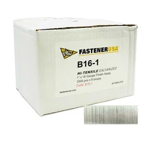 1" FINISH NAILS 16GA GALV 15,000ct | B16-1C6