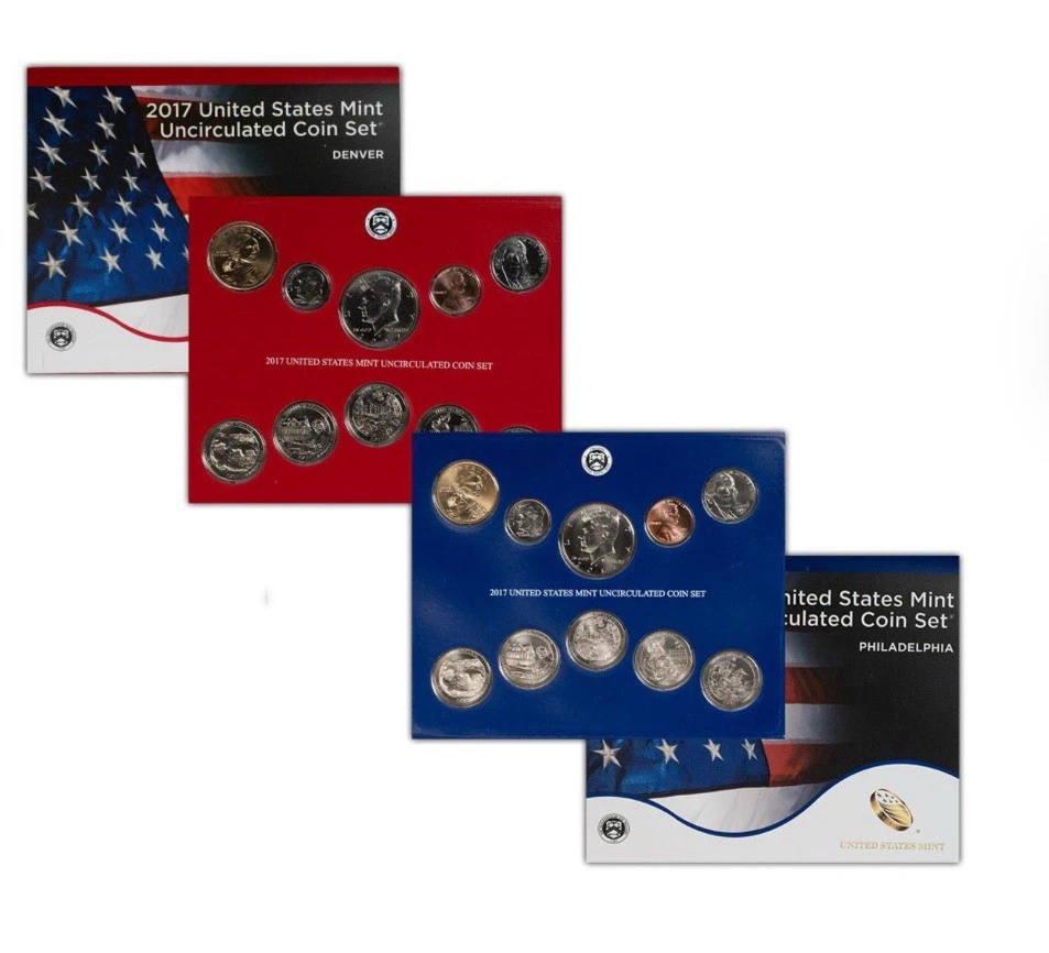 United States Mint Uncirculated Coin Set 2017 Complete 20 Coin Set BU OGP - Image 4 of 4
