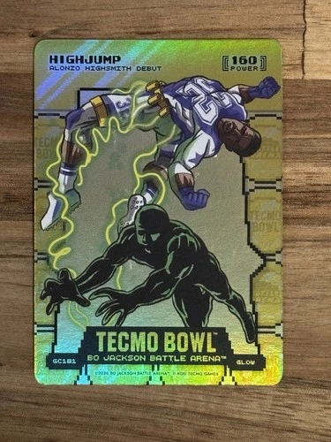 Bo Jackson Battle Arena HIGH JUMP Alonzo Highsmith GLOW Gold Coin Flip