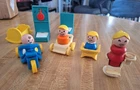 Fisher-Price Little People Vintage Hospital Figures & Accessories Lot 1970s