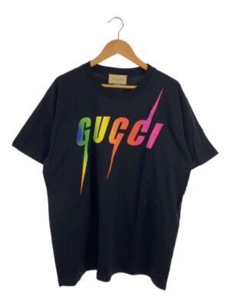 Gucci Blade Logo Graphic Cotton T-Shirt for Men