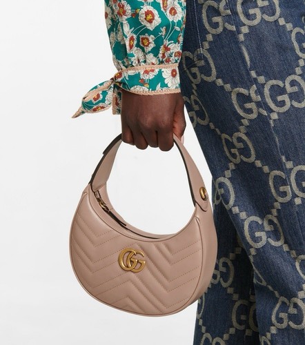 💯%Authentic!Brand New!Gucci GG MARMONT MINI SHOULDER Crossbody BAG in Dusty... - Picture 10 of 12