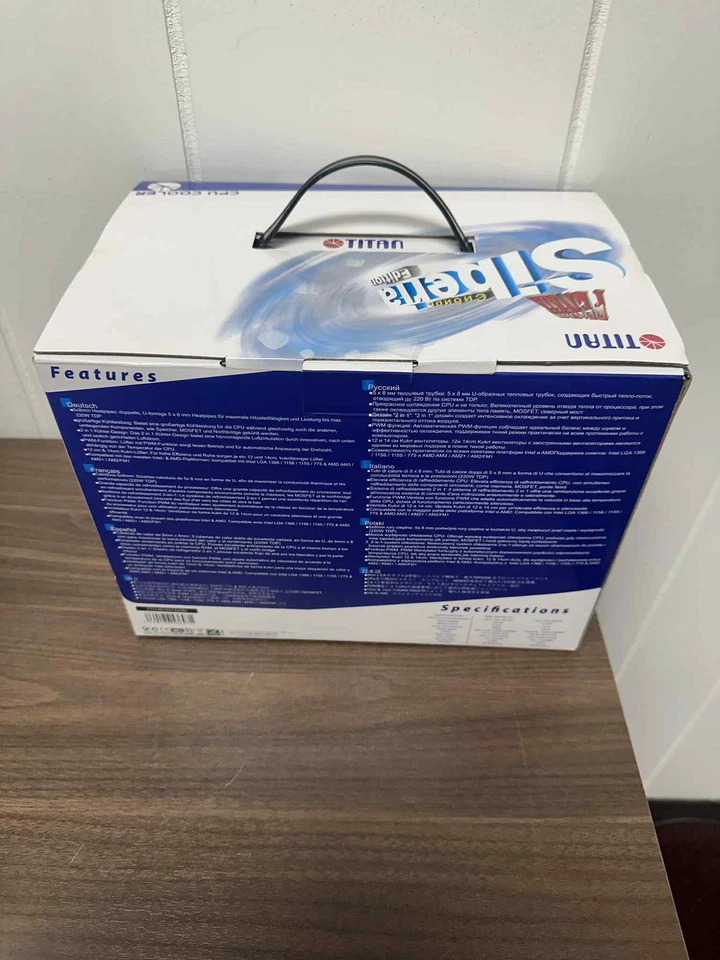 Titan TTC-NC55TZRB Siberia 220W Tdp 2IN1 Dual Heatsink/Fan AMD/Intel  Very Good - Image 2 of 4