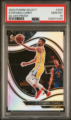 その他 2020 Stephen Curry Silver Prizm PSA 10 Stephen Curry 2020-21 Panini Prizm Autograph Silver Card