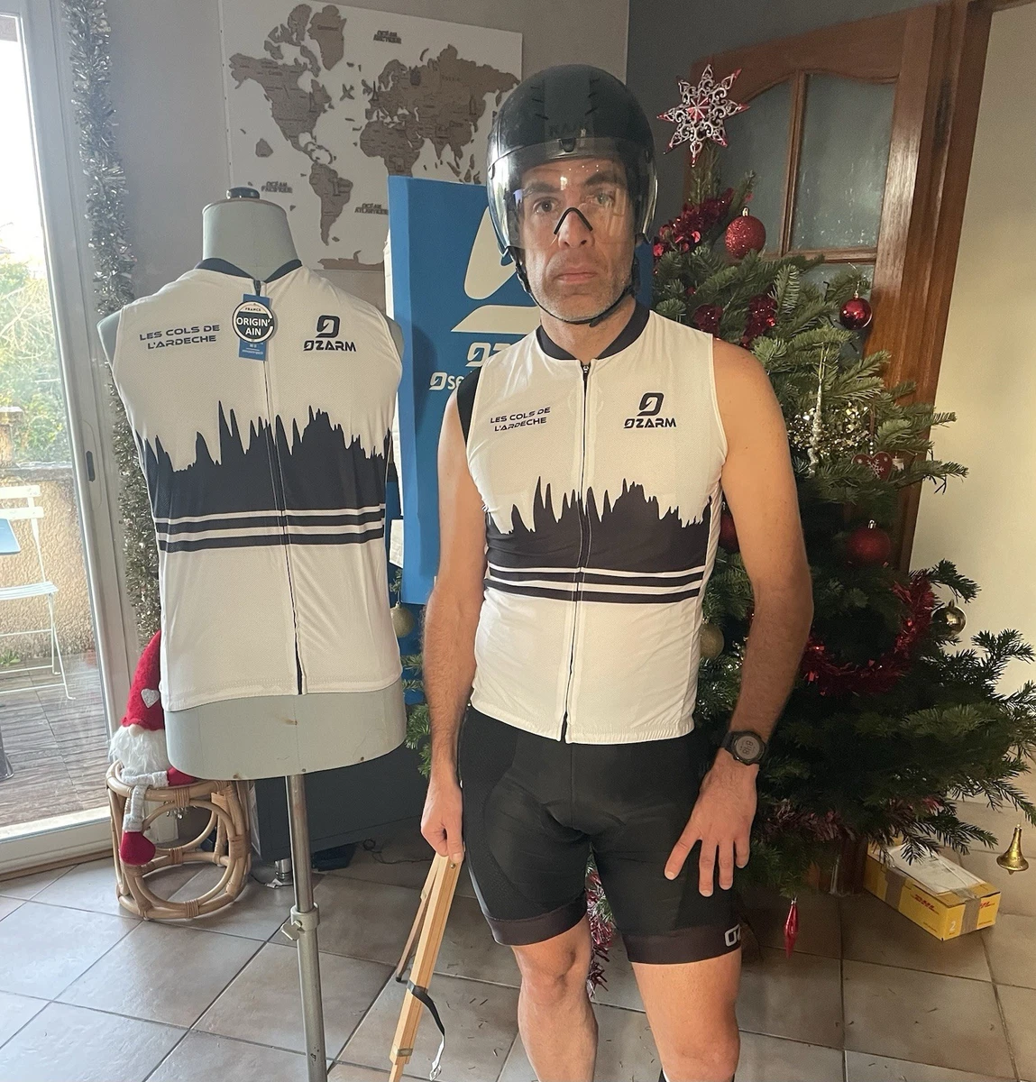 Maillot cycliste sans manche BOUYGUES TELECOM 2006 porté Franck BOUYER
