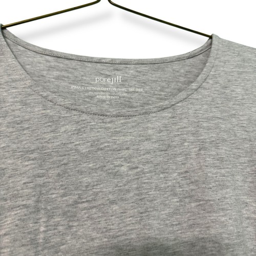 Maglione Talbots donna XL grigio Pima cotone manica lunga classico casual carriera - Foto 5 di 8