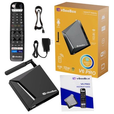 New 2026 VSEEBOX V6 Pro AUTHORIZED US DISTRIBUTOR Free Same Day Shipping!