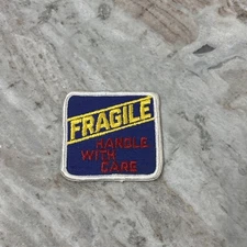 Vintage FRAGILE HANDLE WITH CARE Sassy Patch 1980s