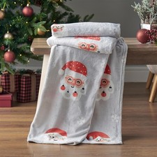 Image of Catherine Lansfield Santa Duvet Cover Set Bedding Bed Set Quilt Cover