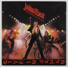 Judas Priest JSA Signed Autograph Album Record LP Vinyl  Rob Halford Ian Hill