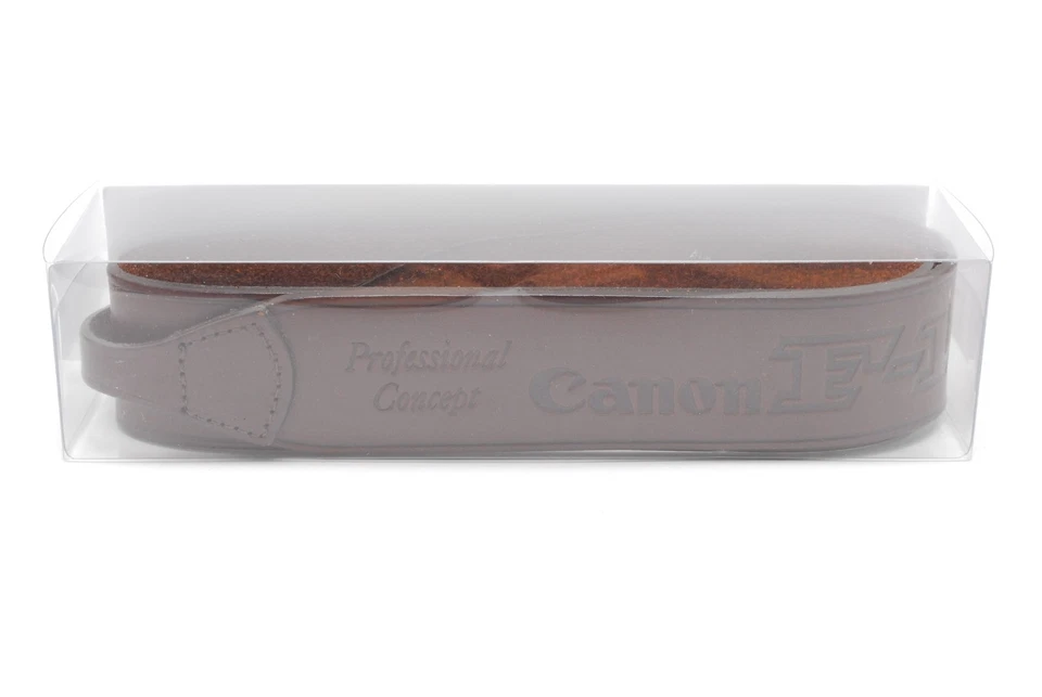 [Casi sin usar] Correa de cuero genuino Canon F-1 concepto profesional de JAPÓN Foto 4 de 4