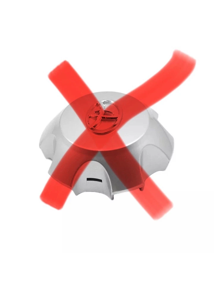 4Runner 2010-2013 4260B-35030 Juego 4 tapas centrales carbón oscuro NO plateado Foto 3 de 4