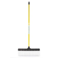 55 In. Fiberglass Handle Steel Rake-32230