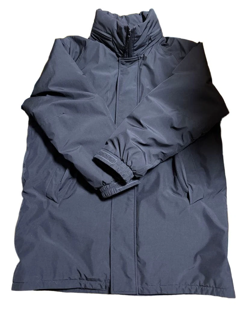 UNIQLO Black Hooded Down Jacket Men's Winter Coat