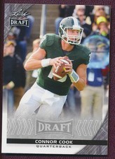 2016 Leaf Draft #17 Connor Cook Rookie Michigan Spartans Mint