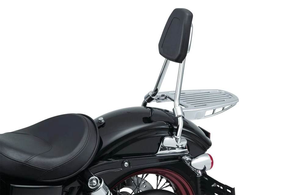 For Harley-Davidson Dyna 2006-2010 Kuryakyn 6583 Chrome Sissy Bar Foto 3 de 3