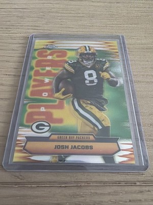 Topps chrome 2025 Power Players Insert Josh Jacob Green Bay PACKERS