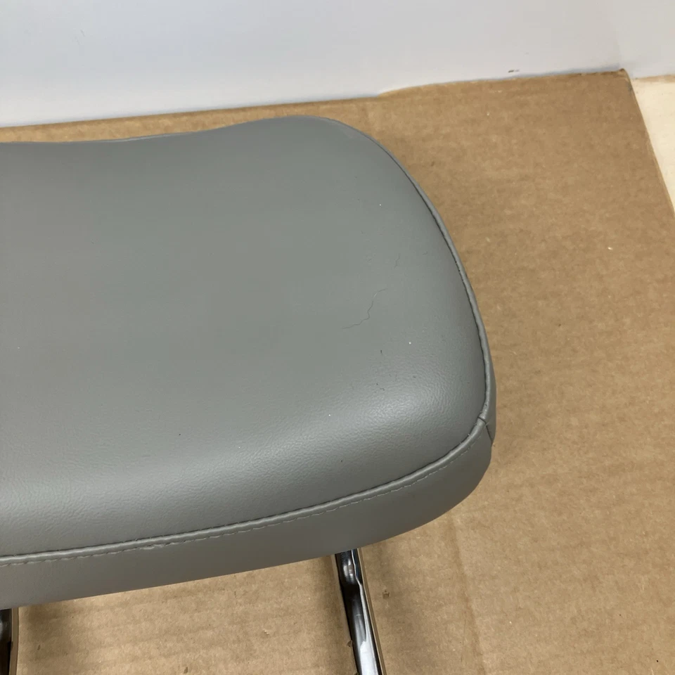 2 piezas Dodge Durango 2011-18, Jeep Grand Cherokee OEM reposacabezas delantero cuero gris Foto 4 de 4