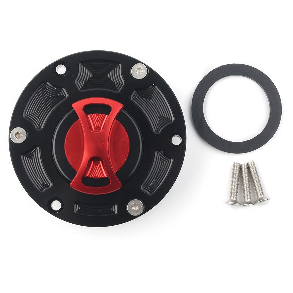 1x Fuel Gas Tank Cap Cover For Kawasaki Ninja 250R EX250 08-2012