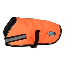 WeatherBeeta ComFiTec Reflective Parka 300D Dog Coat, Orange, 24"