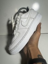Nike Air Force 1 LE GS AF1 Triple White Casual Shoes Size 5Y DH2920-111