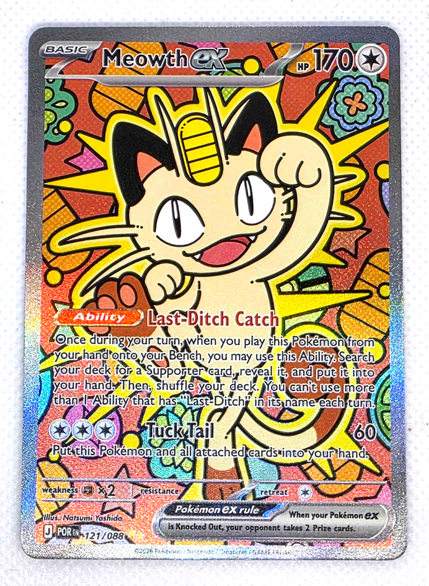 オーダー用パネルサンプルページ Egyptian Meow Meowth ex 121/088 Me03: Perfect Order Holo | eBay