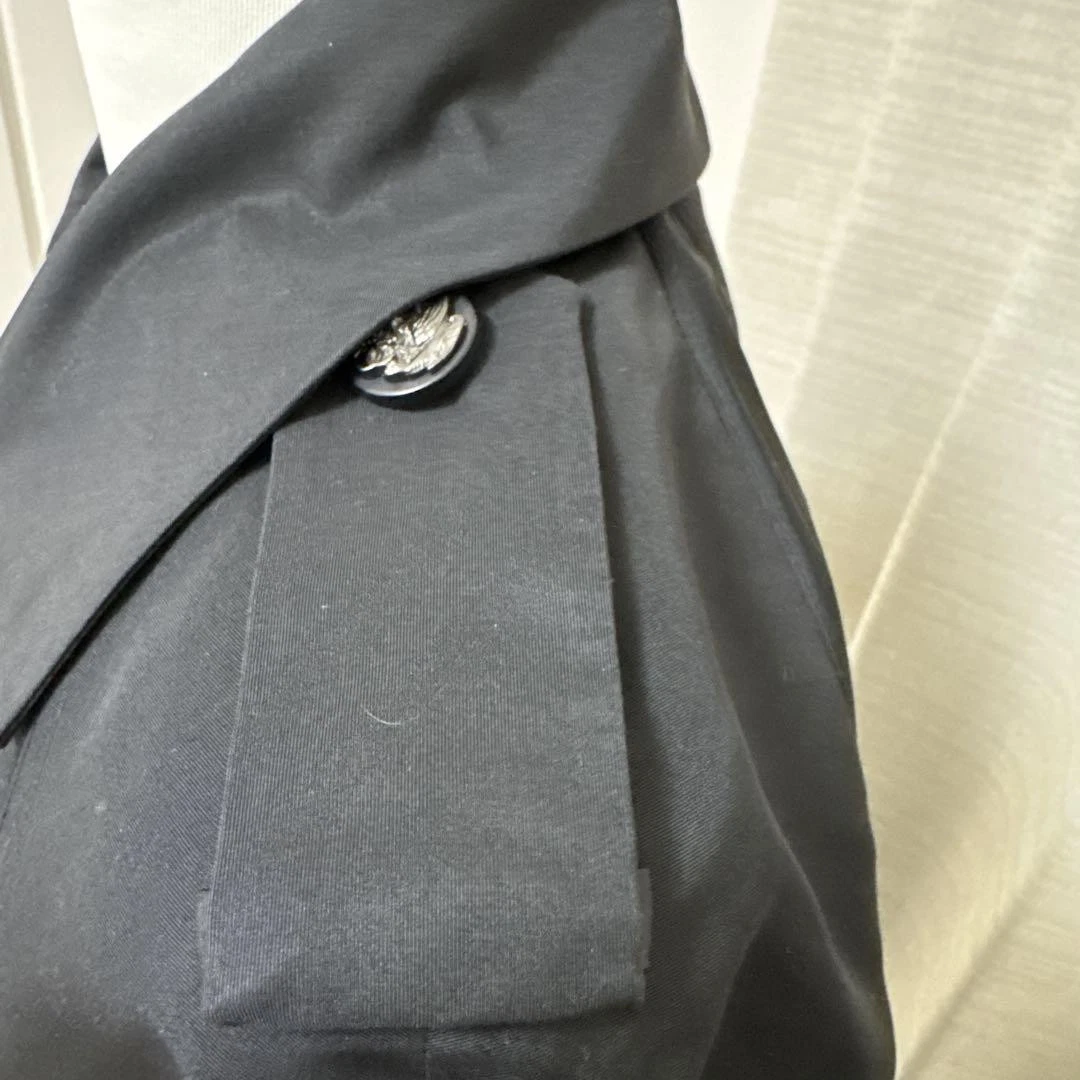 CHANEL trench cappotto nero 36