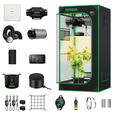 VIVOSUN GIY Smart Grow System 60x60x120cm growzelt komplett Set wifi kontrollier