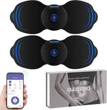 Wireless Tens Unit Muscle Stimulator - Two Sets of Tens Unit Massager for Pain R