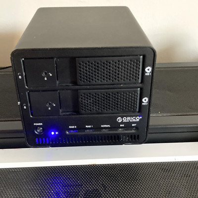 ORICO Dual Bay 3.5in 3.5'' HDD RAID Hard Drive Case/Enclosure USB 3.0 Black
